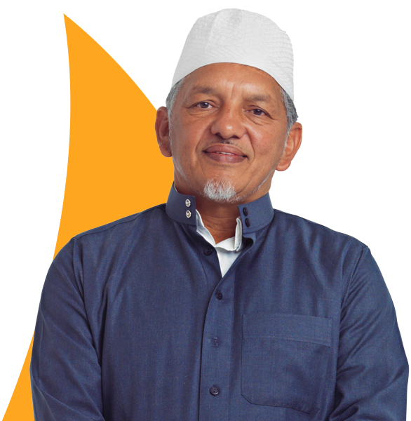 ACP-startplanning-banner Person in a dark blue shirt against an orange and white background.